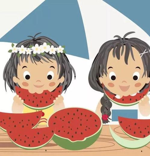 吃瓜头像卡通女,趣味横生的形象演绎